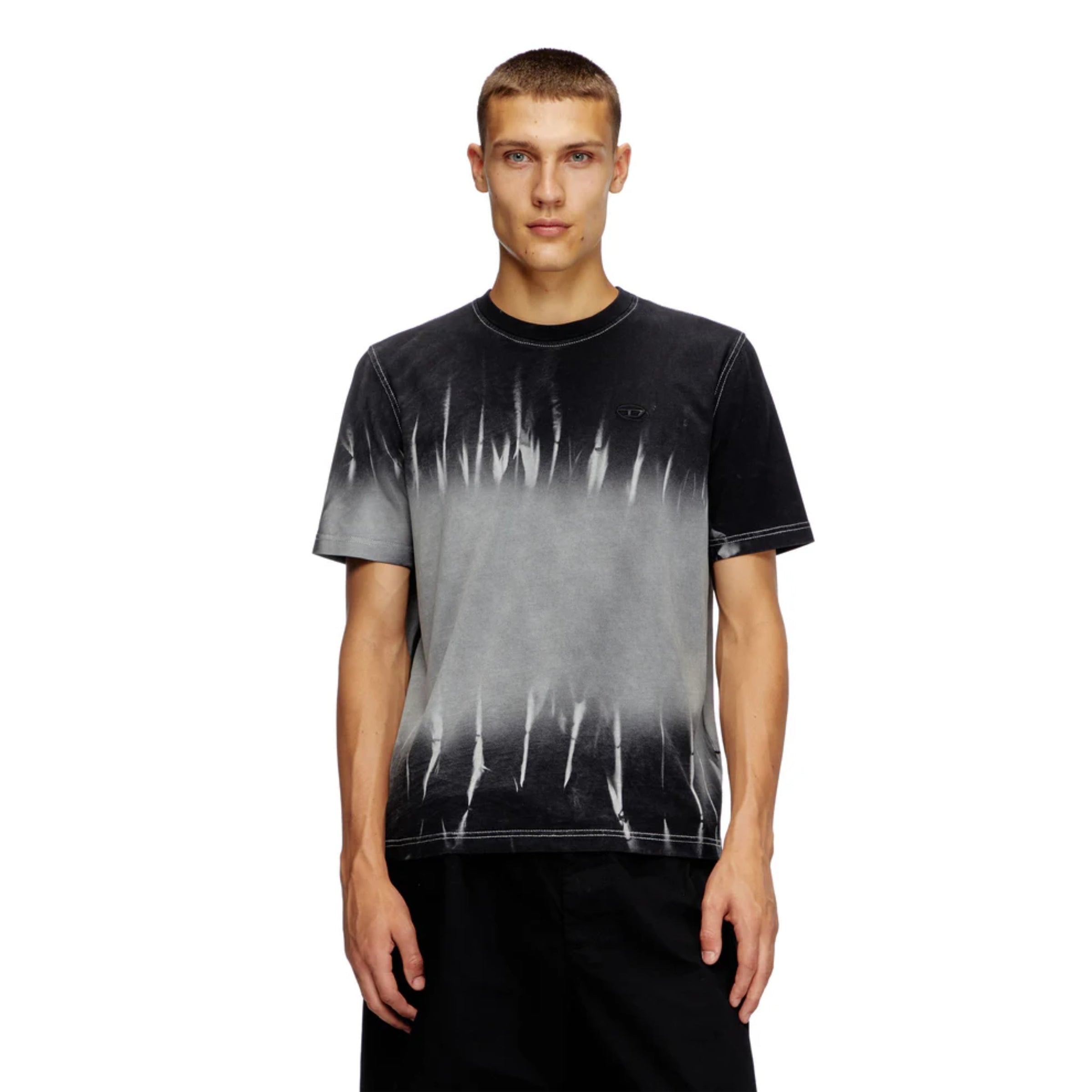 Diesel T-Shirt T-Adjust Black-Grey
